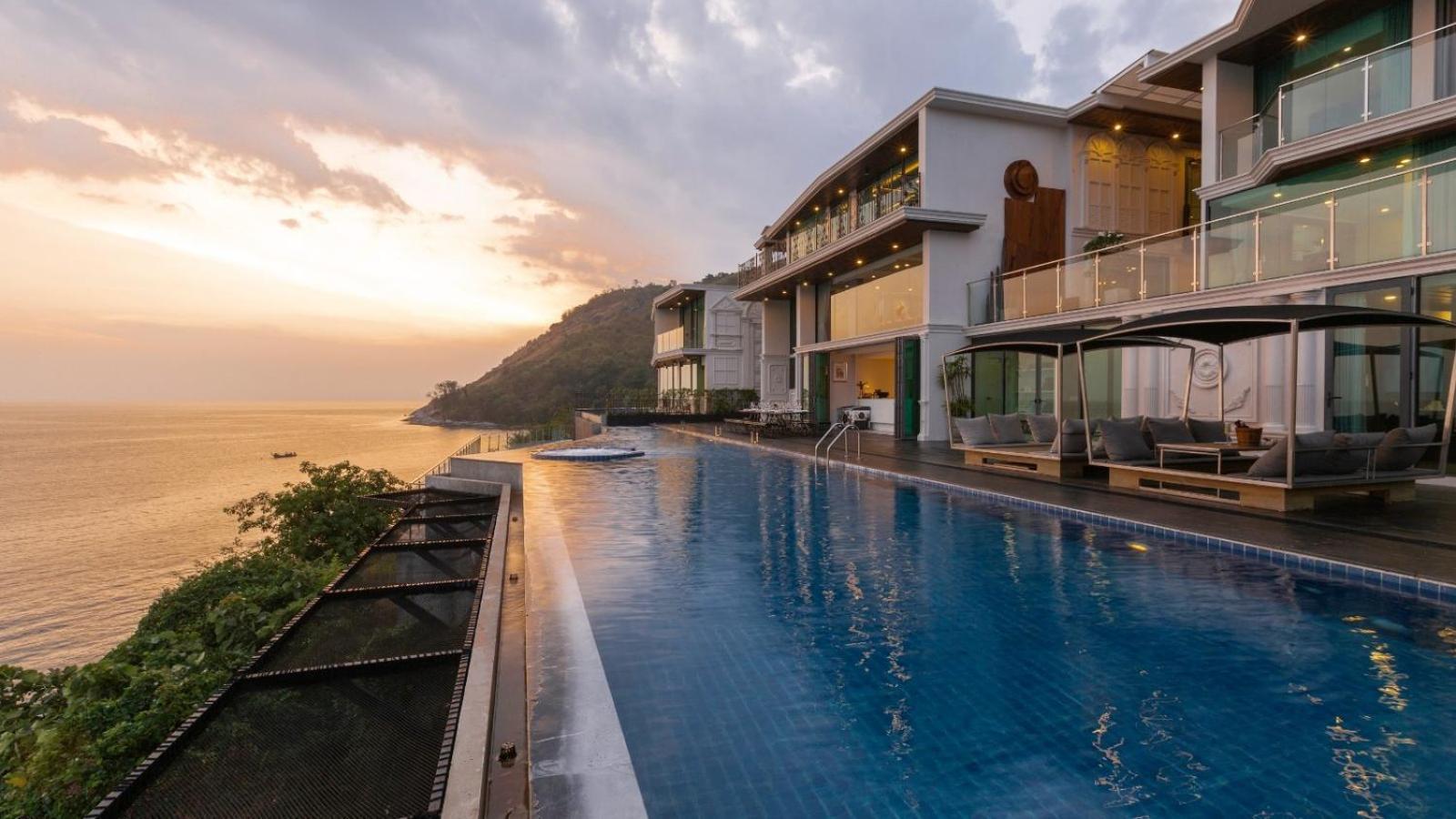 Villa Thousand Cliffs Nai Harn Eksteriør billede